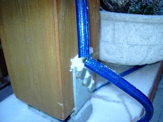 Zerschnittene Weihnachtbeleuchtung