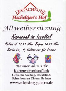Altweiber Hecheltjen Hof